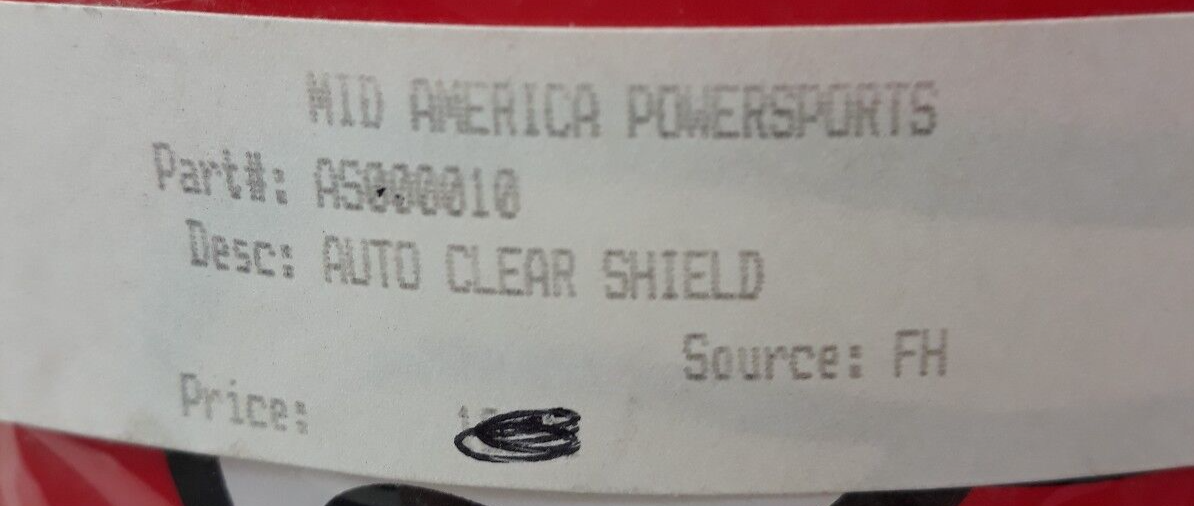 NEW FULMER AS000010 MOTORCYCLE HELMENT FACE SHIELD, CLEAR