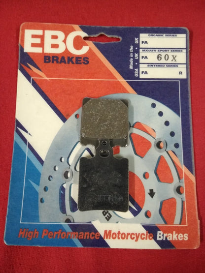 NEW Aprilia RS50 '02-'05 EBC Long-Life Sintered R-Series Rear Brake Pads - FA60X