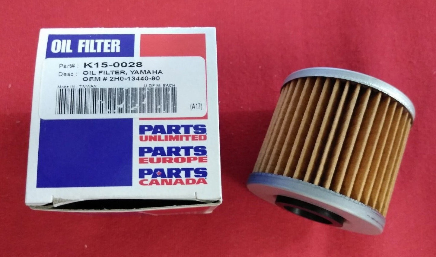 NEW Oil Filter Parts Unlimited K15-0028 / 2H0-13440-90 / FRAM CH6005