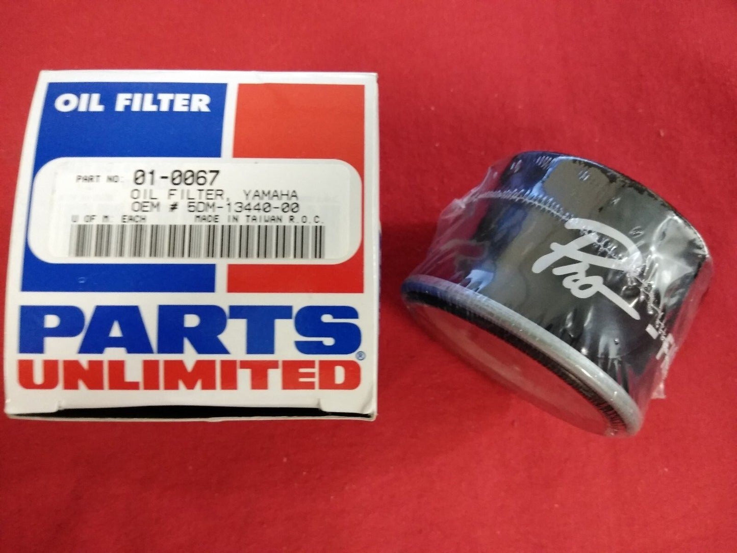 NEW Oil Filter Parts Unlimited 01-0067 / 5DM-13440-00 / FRAM P3604 / Yamaha