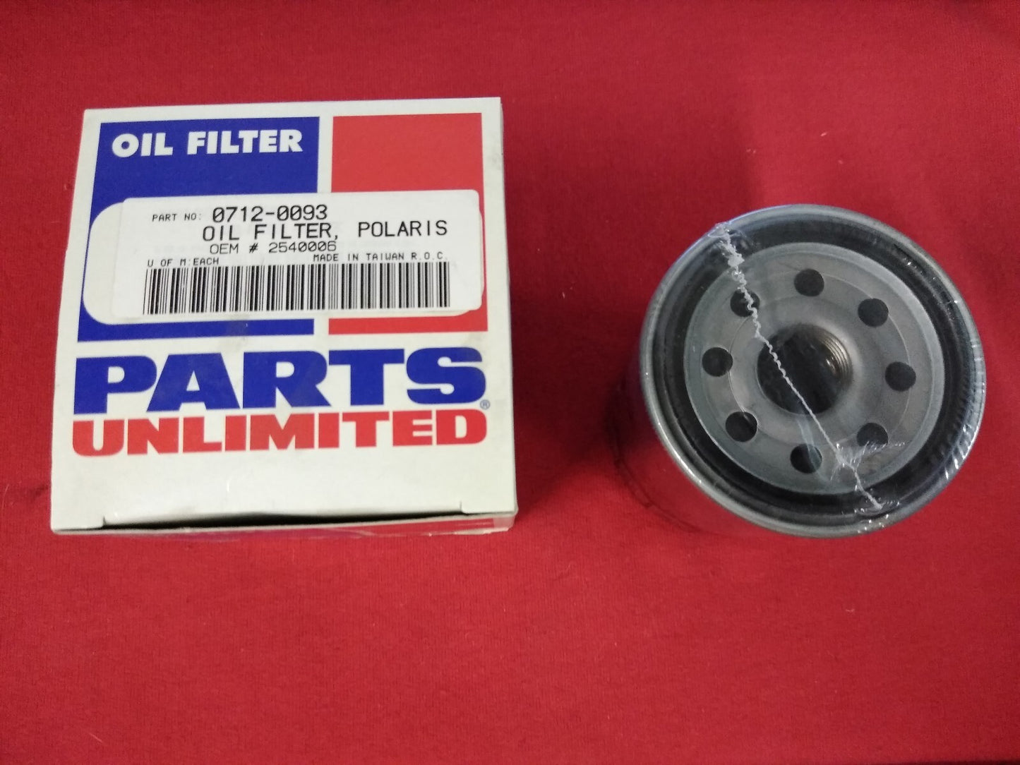 NEW Parts Unlimited Oil Filter 0712-0093 / 2540006 / Polaris