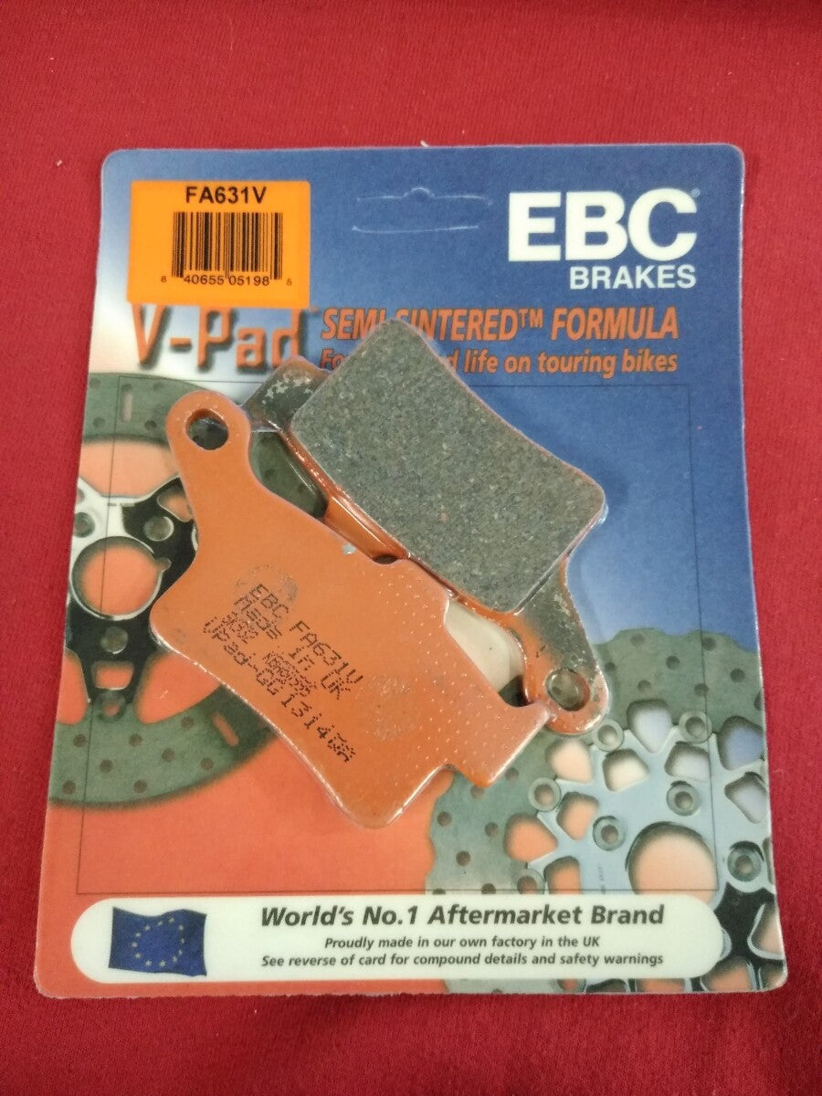 NEW EBC V-Pad Semi Sintered Brake Pads FA631V / 15-631V