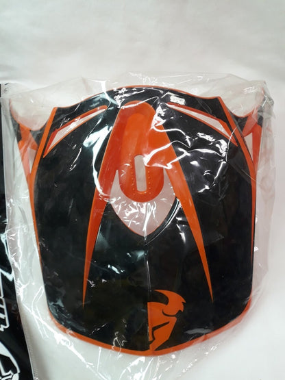 NEW THOR Motorcycle Helmet Visor Shield Orange/Black