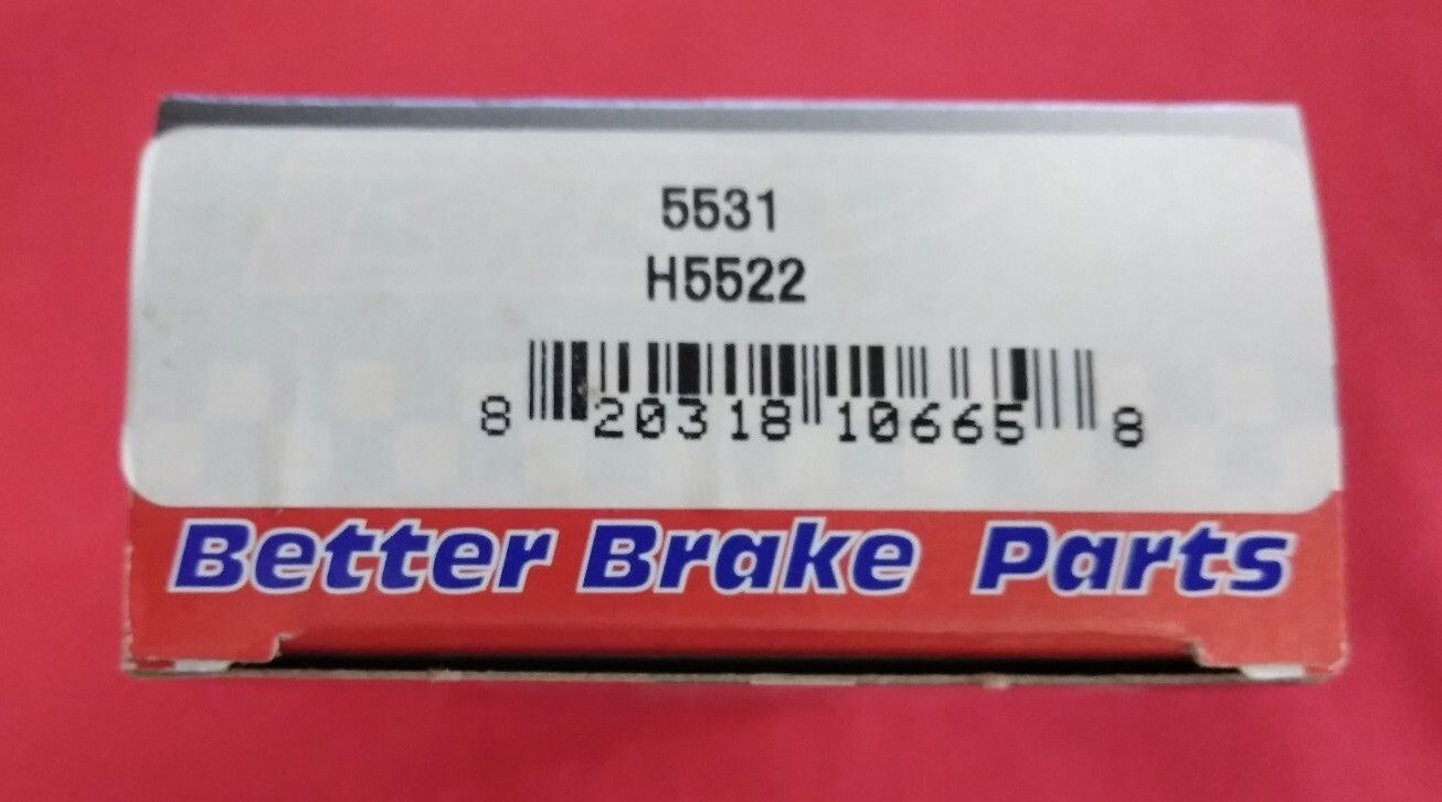 NEW BETTER BRAKE PARTS Brake Completion Kit H5522 / 5531