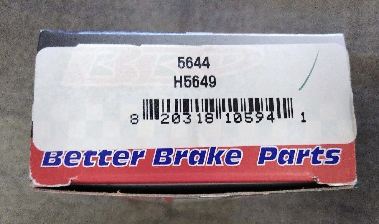 NEW BETTER BRAKE PARTS Brake Completion Kit 5644 / H5649