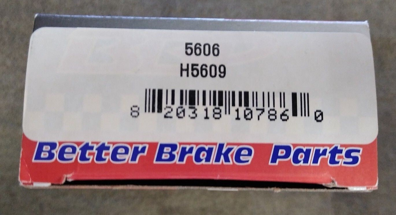 NEW BETTER BRAKE PARTS Brake Completion Kit 5606/H5609