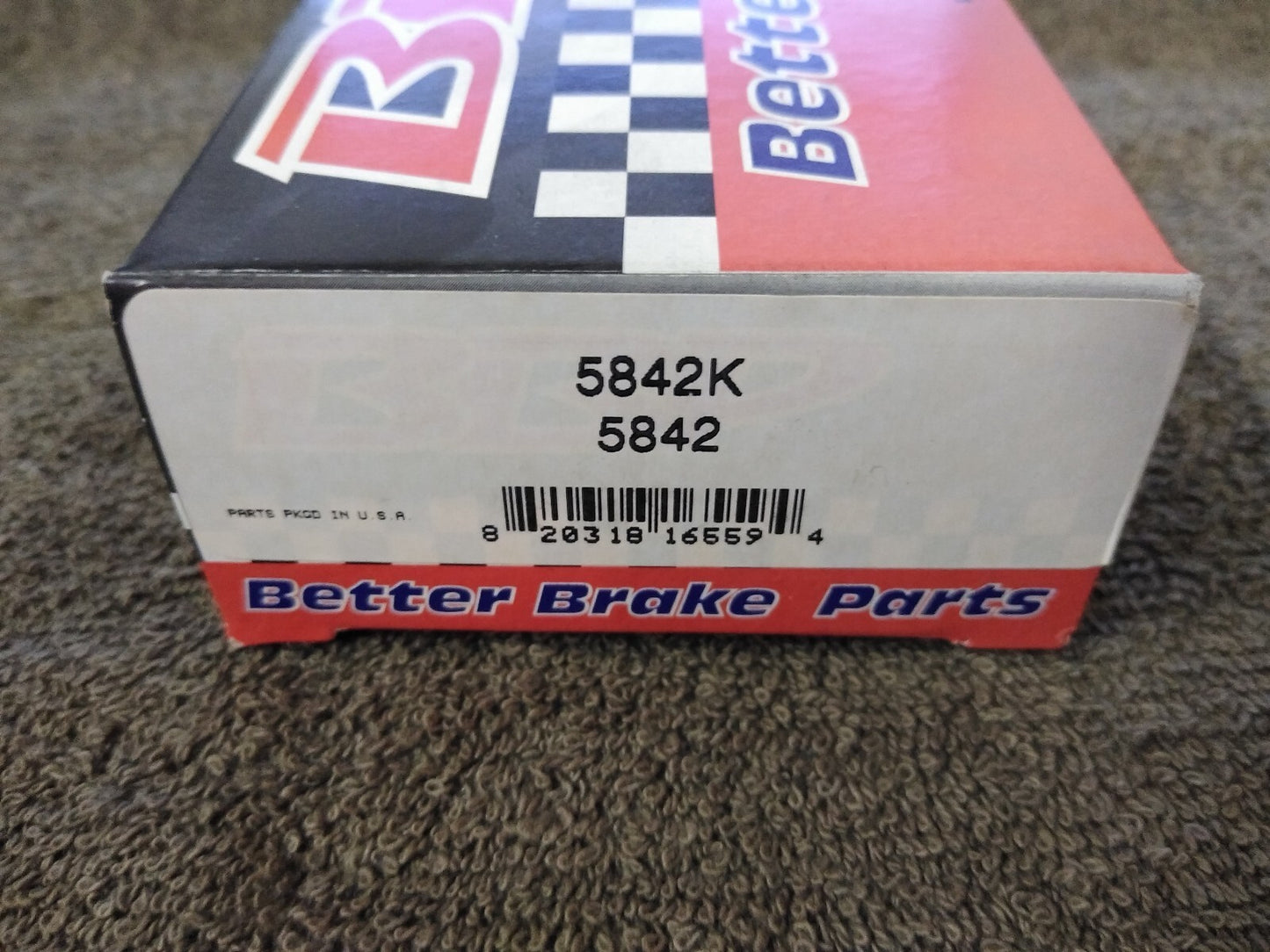 NEW BETTER BRAKE PARTS Brake Completion Kit 5842K/5842