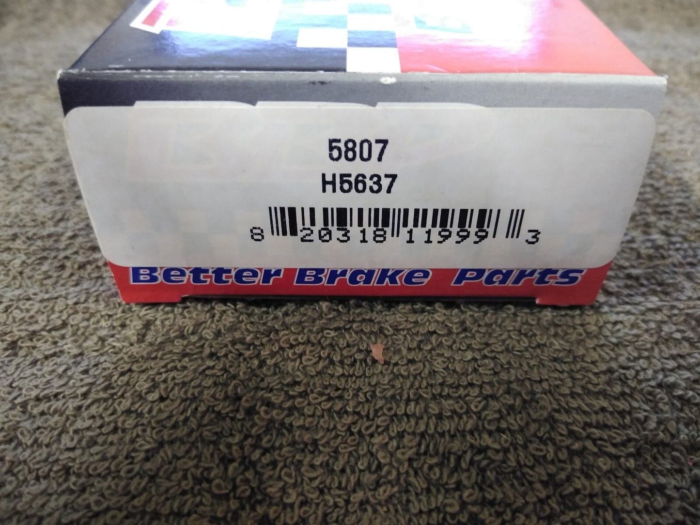 NEW BETTER BRAKE PARTS Brake Completion Kit 5807/H5637