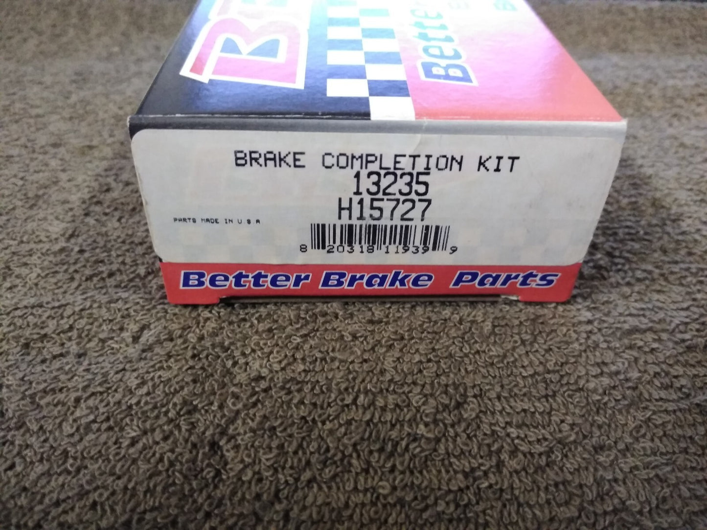 NEW BETTER BRAKE PARTS Brake Completion Kit 13235/H15727
