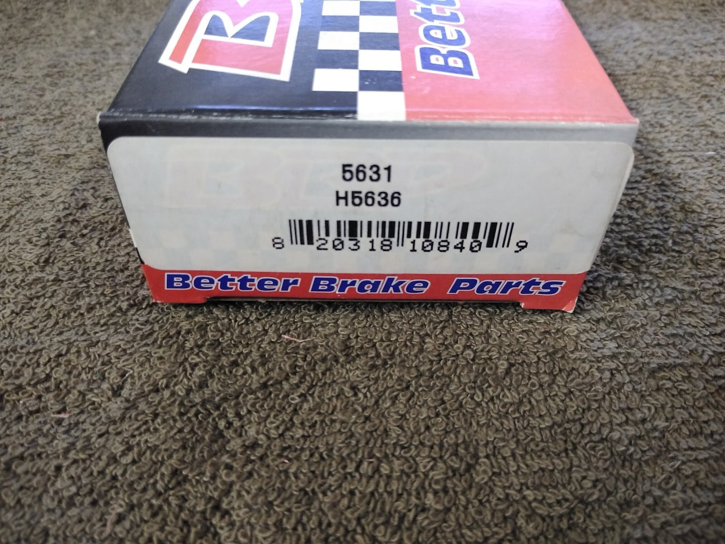 NEW BETTER BRAKE PARTS Brake Completion Kit 5631/H5636