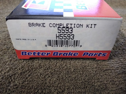 NEW BETTER BRAKE PARTS Brake Completion Kit 5593/H5593