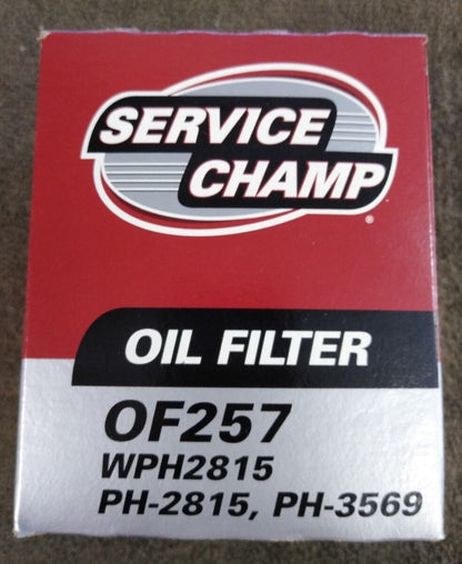 NEW Service Champ Oil Filter OF257 / WPH2815 / PH2815 / PH3569