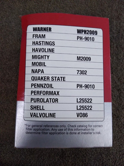 NEW Service Champ Oil Filter OF5522 / WPH2009 / Fram PH-9010