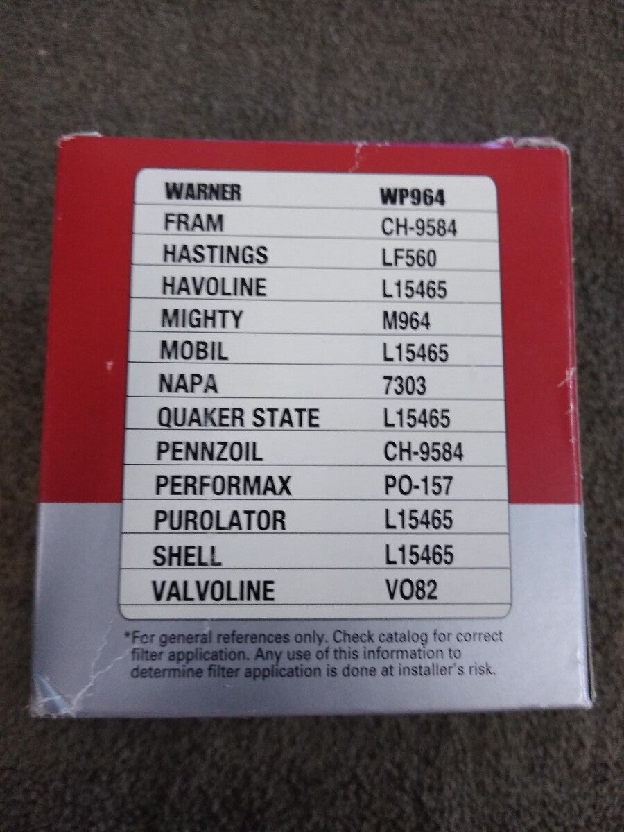 NEW Service Champ Oil Filter CF5465 / WP964 / CH-9584