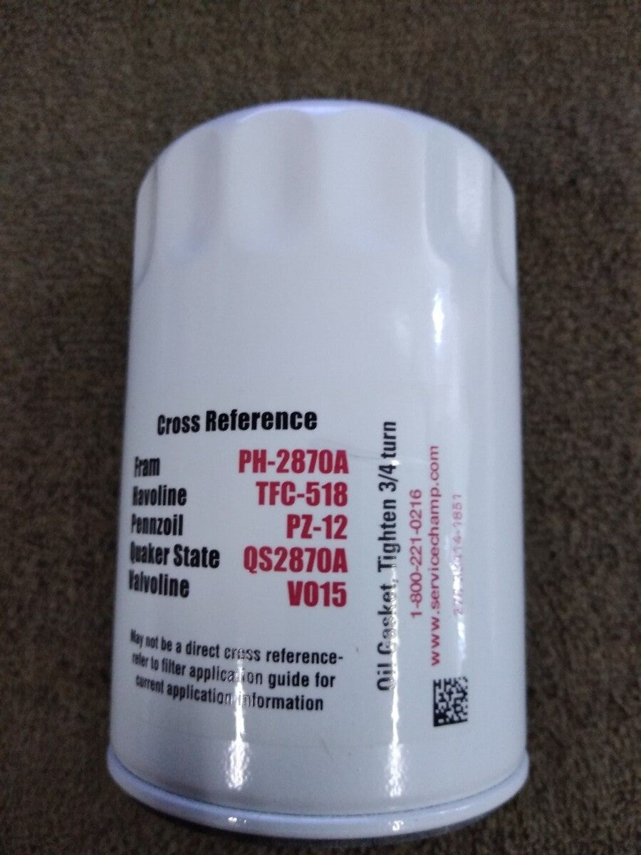 NEW Service Champ Oil Filter OF252 / WPH561 / FRAM PH-2870A