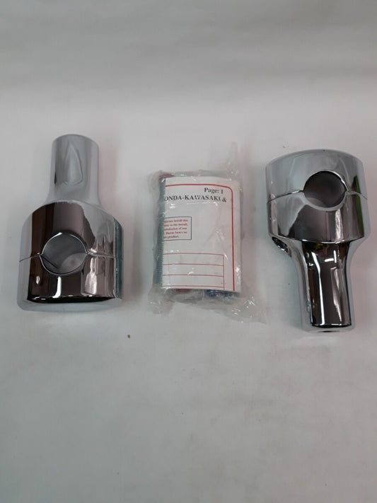 NEW HARLEY DAVIDSON Chrome 3" Smooth 1" Risers Part# 0602-0482