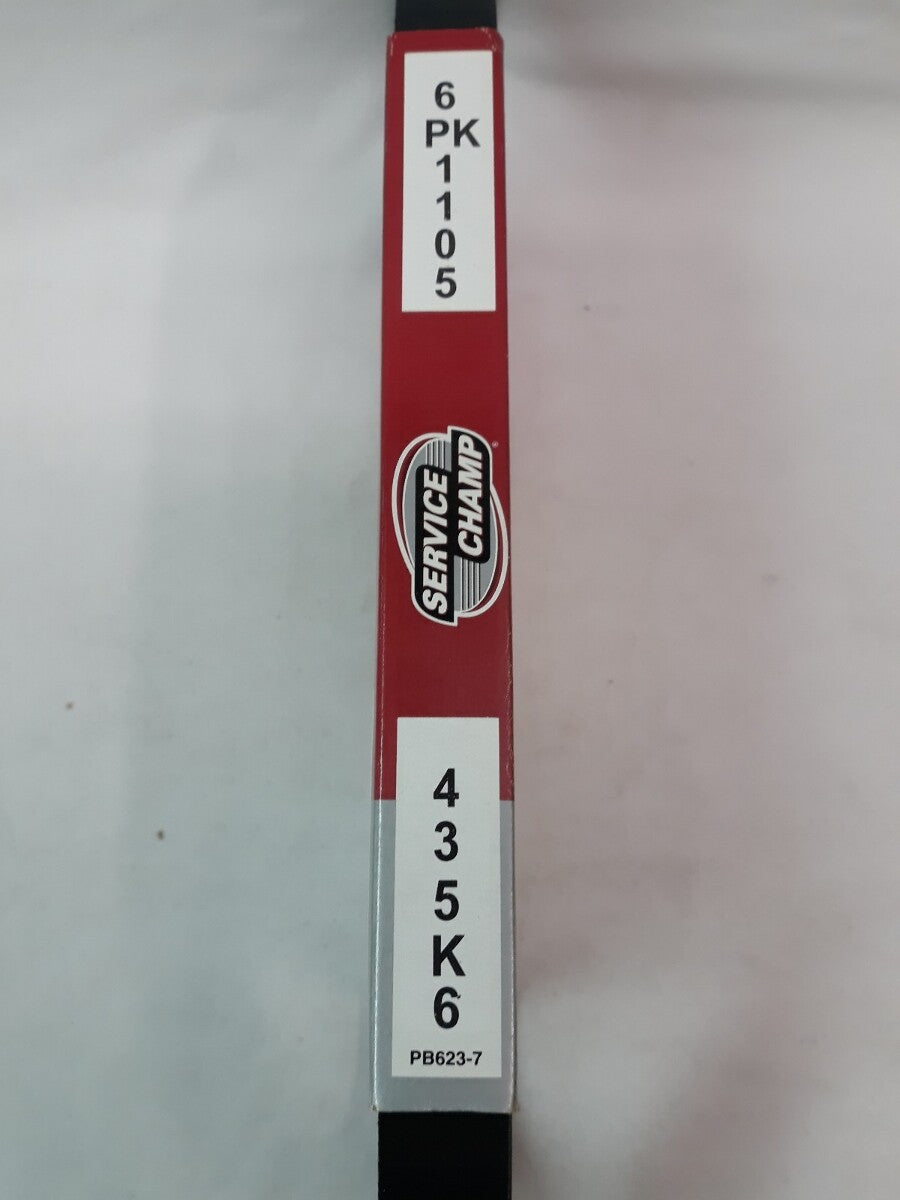 NEW SERVICE CHAMP Serpentine Belt 435K6/ 6PK1105/4060435 Ford-2.3L/ Mazda-2.3L