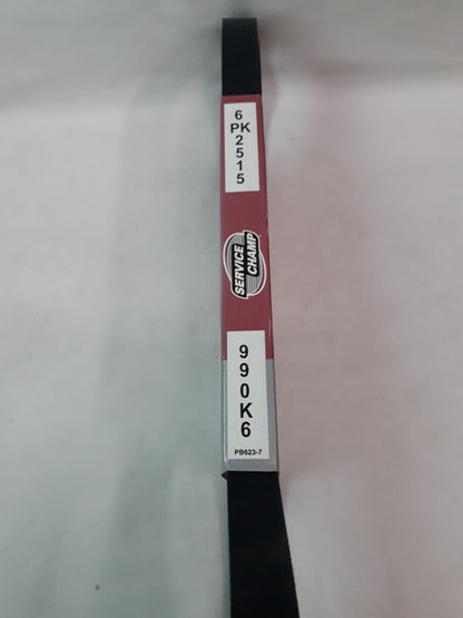 NEW SERVICE CHAMP Serpentine Belt 990K6/ 6PK2515/ PB623-7/ 4060990/ GM-7.4L