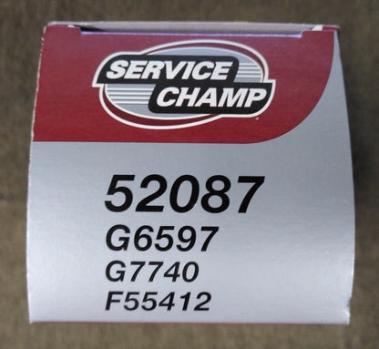 NEW Service Champ Fuel Filter 52087 / G6597 / G7740 / F55412