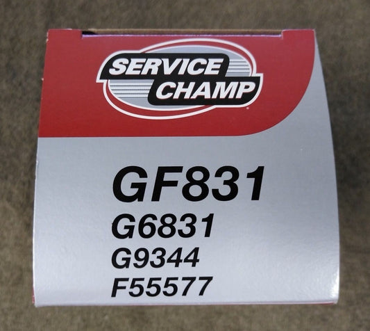NEW Service Champ Fuel Filter GF831 / G6831 / G9344 / F55577