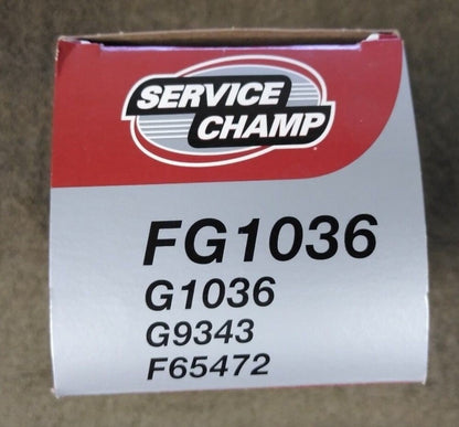 NEW Service Champ Fuel Filter FG1036 / G1036 / G9343 / F65472