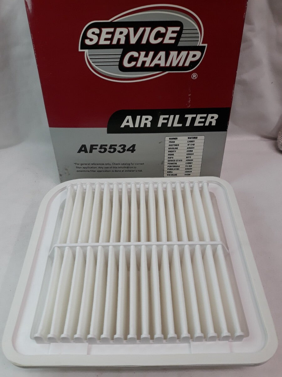 NEW SERVICE CHAMP Air Filter AF5534/ WAF3958/ CA9681