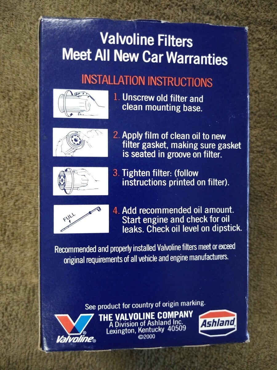 NEW VALVOLINE Oil Filter V0-59