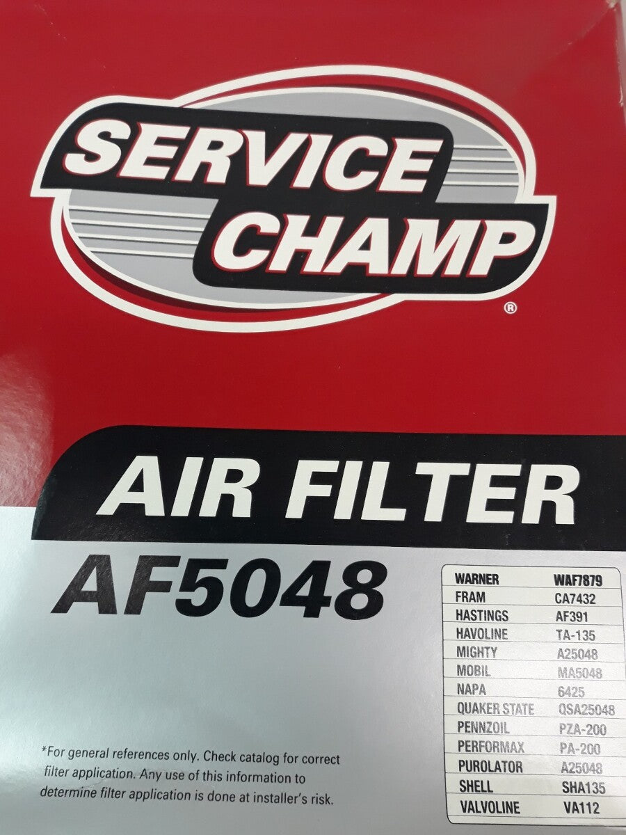 NEW SERVICE CHAMP Air Filter AF5048/ WAF7879/ CA7432