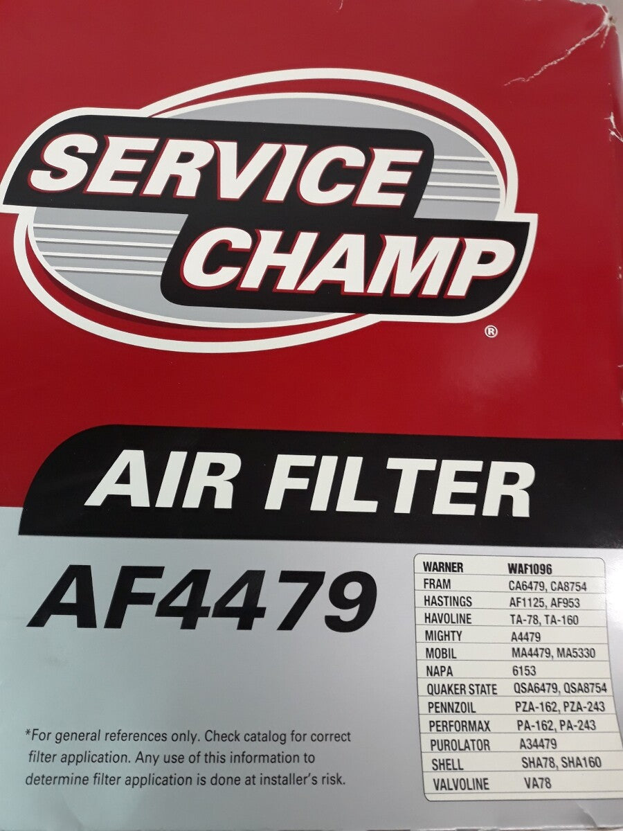 NEW SERVICE CHAMP Air Filter AF4479/ WAF1096/ CA6479/ CA8754