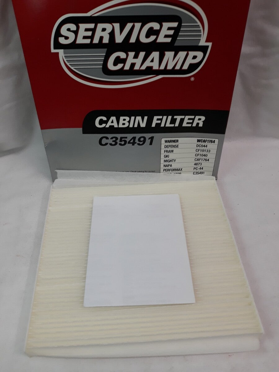 NEW SERVICE CHAMP Cabin Filter C35491/ WCAF1764/ CF1040
