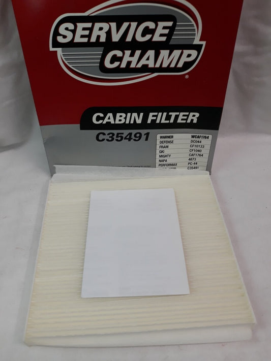 NEW SERVICE CHAMP Cabin Filter C35491/ WCAF1764/ CF1040