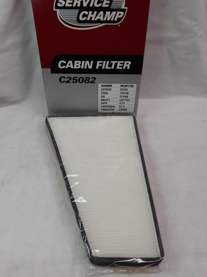 NEW SERVICE CHAMP Cabin Filter C25082/ WCAF1703/ CF1006