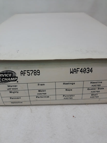 NEW SERVICE CHAMP Air Filter AF5789/ WAF4034/ A35789