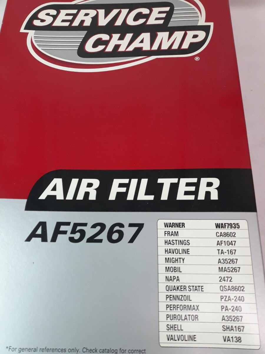 NEW SERVICE CHAMP Air Filter AF5267/ WAF7935/ CA8602