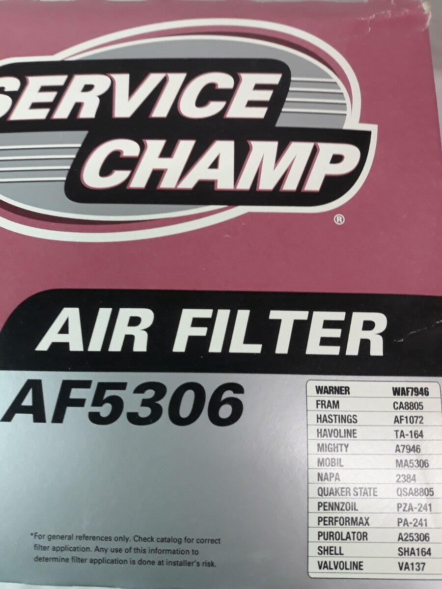 NEW SERVICE CHAMP Air Filter AF5306/ WAF7946/ CA8805