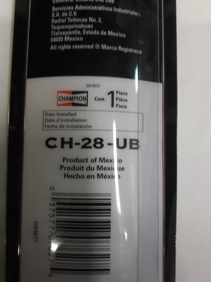 NEW CHAMPION CONTACT All Season Replacement Wiper Blade 28" Ref CH-28-UB