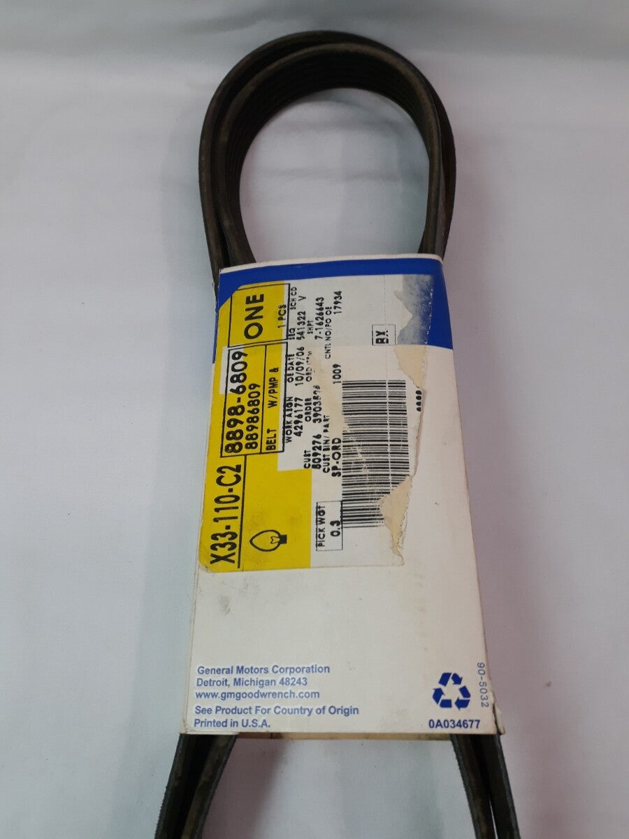 NEW GENUINE GM Serpentine Drive Belt 88986809 6RIBS-1737MM