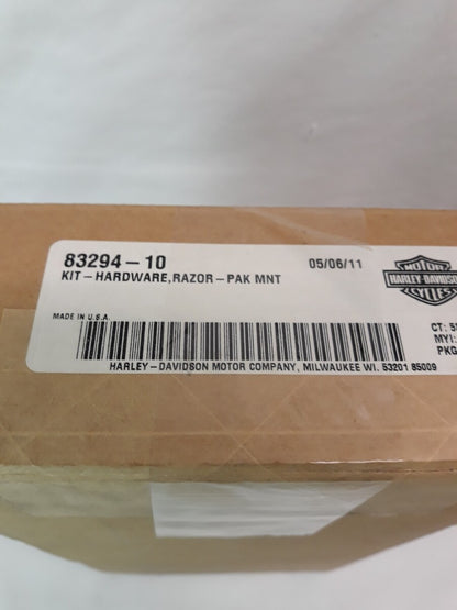NEW HARLEY DAVIDSON Razor Hardware Kit Pak Mount Ref 83294-10