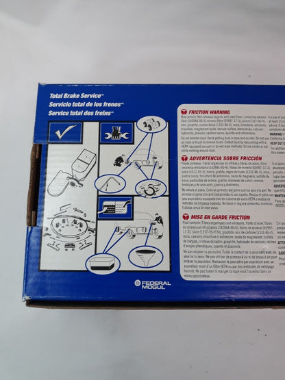 NEW WAGNER QUICK STOP Semi-Metallic Disc Brake Pads Ref# ZX711