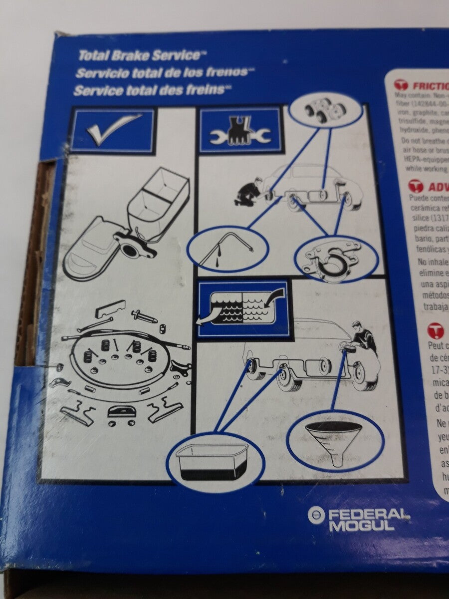 NEW WAGNER QUICK STOP Semi-Metallic Disc Brake Pads Ref# ZX369