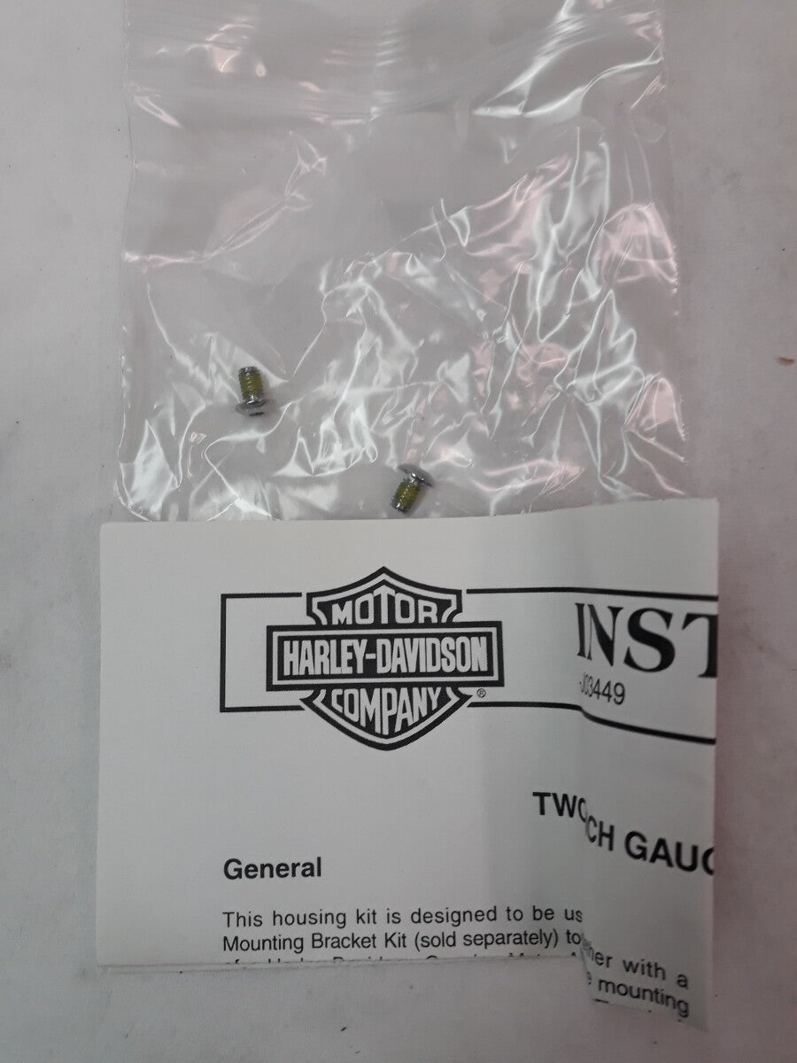 NEW HARLEY DAVIDSON 2" Gauge Housing Kit Ref# 68206-05