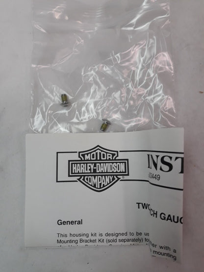 NEW HARLEY DAVIDSON 2" Gauge Housing Kit Ref# 68206-05