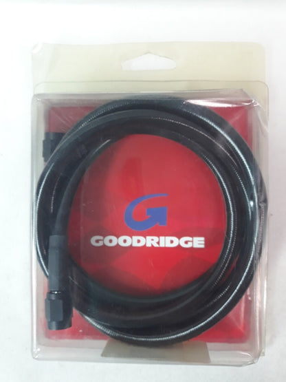 NEW GOODRIDGE Stainless Steel Universal Brake Line Ebony 52" Ref# 11352-E