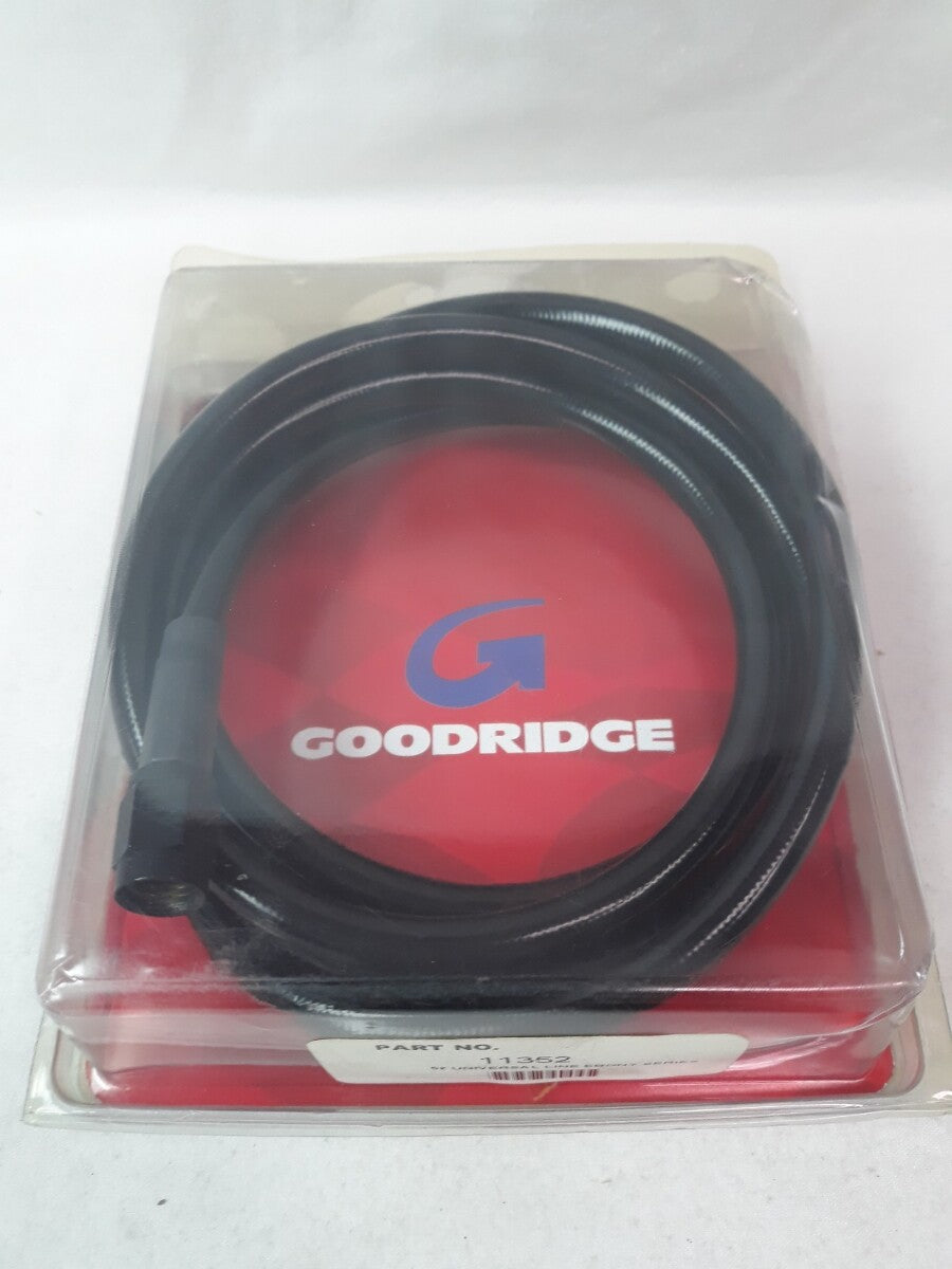 NEW GOODRIDGE Stainless Steel Universal Brake Line Ebony 52" Ref# 11352-E