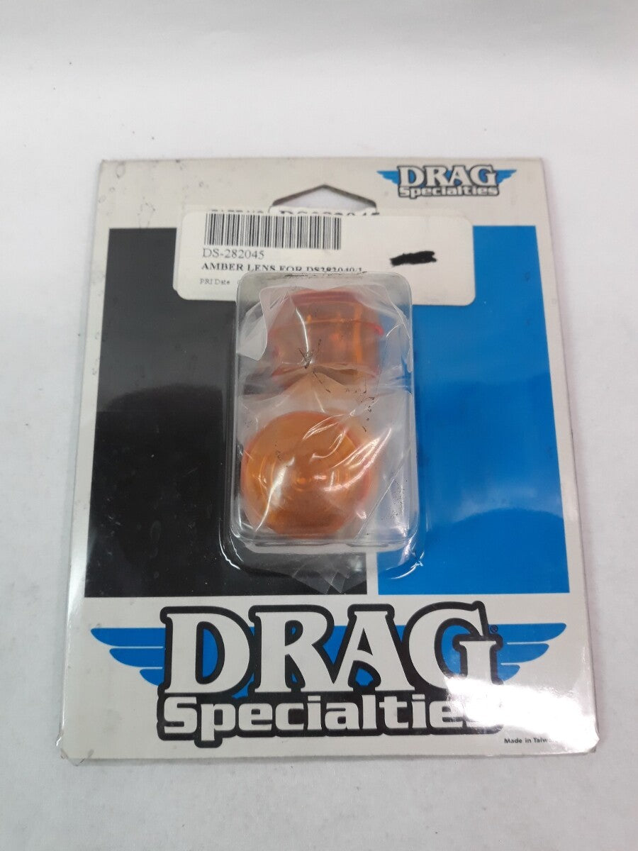 NEW DRAG SPECIALTIES Pack of 2 Amber Lens For DS282040/1 Part# DS-282045