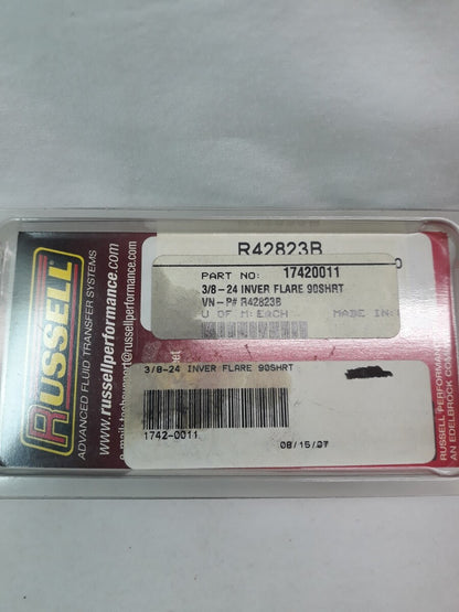NEW RUSSELL 3/8-24 Inver Flare 90 SHRT Part# 17420011