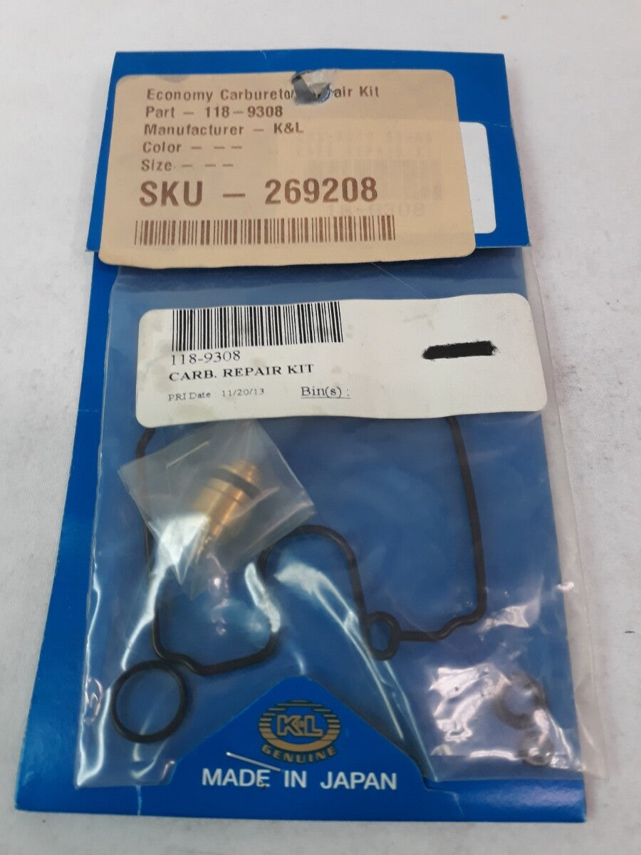 NEW K&L Economy Carburetor Repair Kit Part# 118-9308