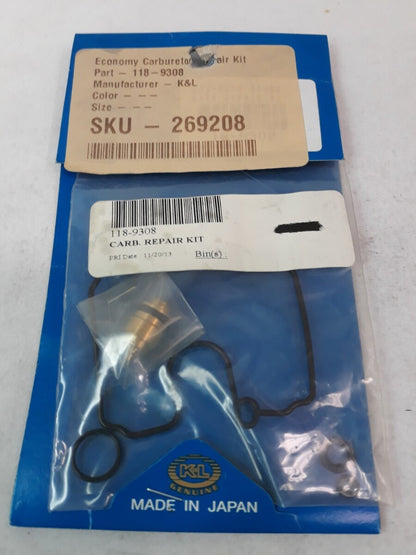 NEW K&L Economy Carburetor Repair Kit Part# 118-9308