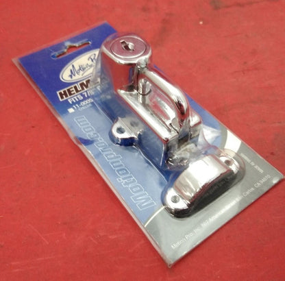 NEW Motion Pro Helmet Lock Kit /Fits 7/8" Diameter Bar/ Chrome/ 11-0005 / P605