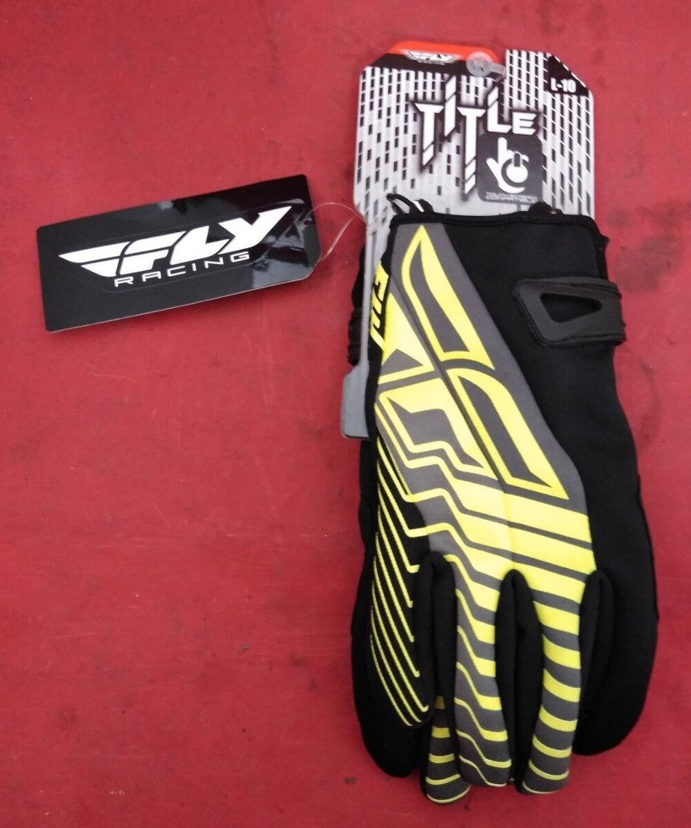 New Fly Snow Fly Glove / Pair / Hi-Vis Size 10 - 368-04910 / Green